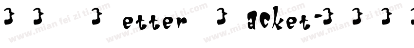 GE Letter Jacket字体转换
